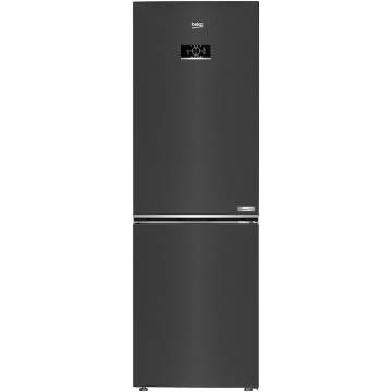 Combina frigorifica Beko B3RCNA364HXBR1, 316 l, No Frost, HarvestFresh, AeroFlow, Kitchen Fit, Everfresh+, Clasa E, 187 cm, Dark Inox