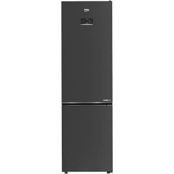 Combina frigorifica Beko B5RCNA406LXBRW, 355 l, No Frost, HarvestFresh, EverFresh+, AeroFlow, H 203 cm, Clasa C, Dark inox