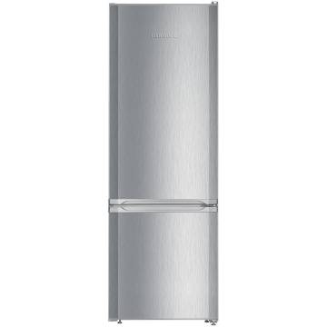 Combina frigorifica Liebherr CUele281-26, 265 l, Clsa E, VarioSpace, SmartFrost, H 161.2 cm, Inox