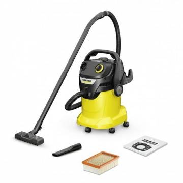 Aspirator umed/uscat Karcher KWD 5 V-25/5/22, 1100 W, 25 L (Negru/Galben)