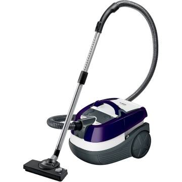 Aspirator cu spalare Bosch BWD41740, 1700 W, 5 L, Filtru Epa, Perie Turbo, tub telescopic din metal, Alb/Mov