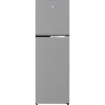 Frigider cu doua usi Beko RDNT271I40XBN, 250 l, NeoFrost Dual Cooling, Display touch control, Compresor ProSmart Inverter, Clasa E, H 165 cm, Metal Look