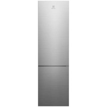 Combina frigorifica Electrolux ENT7MD36X, 363 l, Multi Flow, Control electronic, Iluminare LED, Usi reversibile, Clasa D, H 202 cm, Inox