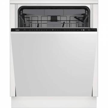 Masina de spalat vase incorporabila BEKO BDIN38641Q, 16 seturi, 8 programe, 60 cm, Clasa C, panou comanda negru